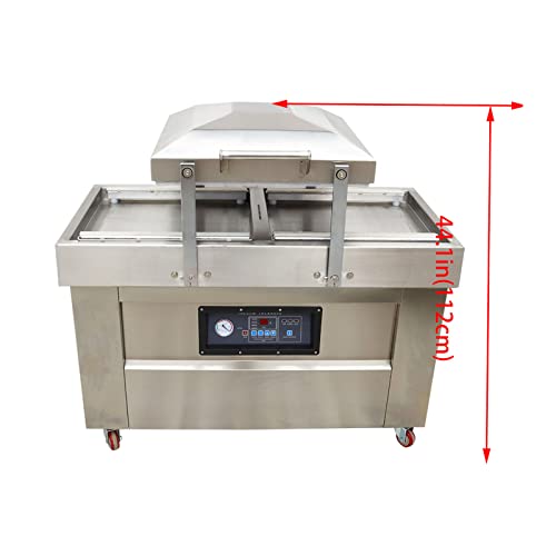 LGXEnzhuo Double Chamber Vacuum Packaging Sealer for Food Saver 110V 1500W