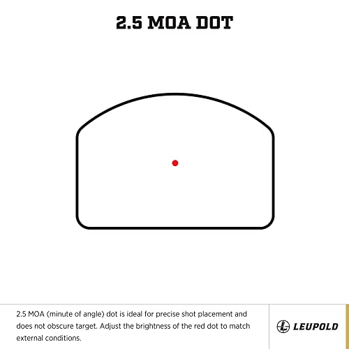 Leupold DeltaPoint Pro Red Dot Sight 2.5 MOA Dot Dark Earth NV