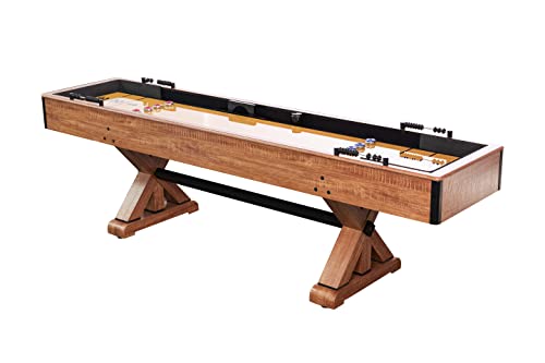 Hathaway Daulton 9-ft Shuffleboard Table White Oak Finish