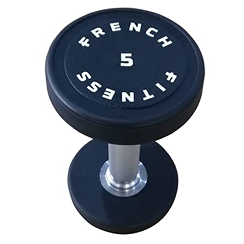 French Fitness Urethane Round Pro Style Dumbbell Set (5-50 lbs)