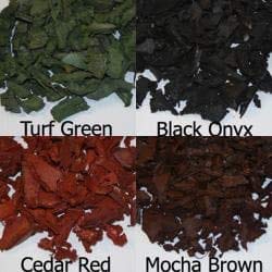 YardWiseUSA Rubber Landscape Mulch Mocha Brown
