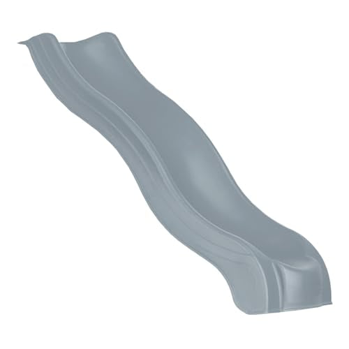 Swing-N-Slide Apex Wave 8-Foot Plastic Slide for 4' Decks Gray