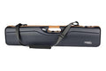 Negrini OU/SXS Deluxe Ultra-Compact Sporter Shotgun Case Blue/Tobacco Leather Trim