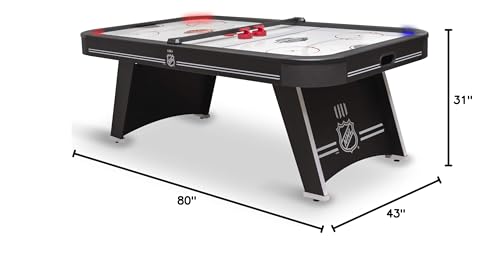 EastPoint Sports Triple-Deke Hover Hockey Table with LED Scoring and Sounds, Power Play Pro 84