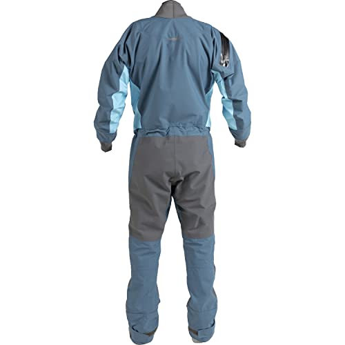 Kokatat Men's Hydrus 3.0 Swift Entry Dry Suit w/Relief Zipper & Socks Storm Blue