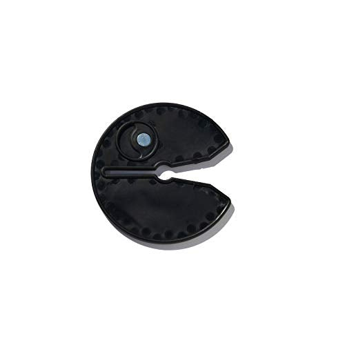 Golf Ball Divers Dry Grip 4" Vivid Black Golf Club Rest 600 Pack with Magnet
