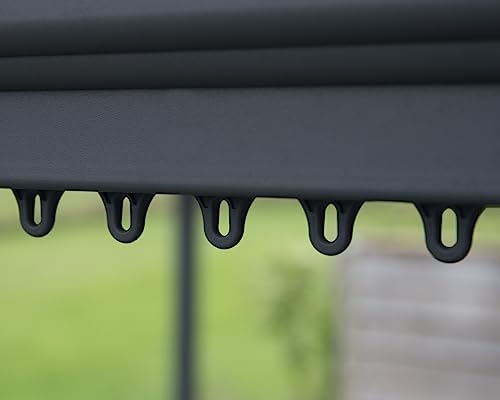 Palram Canopia Martinique 12x16 Gazebo Outdoor Patio Canopy Gray/Bronze