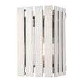 Livex 1 Light Brushed Nickel Outdoor Wall Lantern Nickel