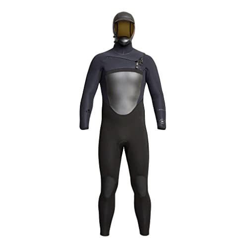 XCEL Mens Drylock Hooded 6/5mm Fullsuit Black '21 Medium Tall