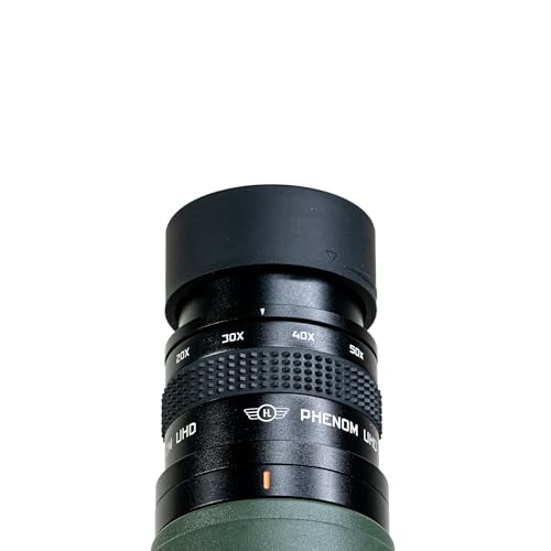 hi-lux Phenom 20-60X85 UHD Spotting Scope with Zoom Eyepiece, ED Glass Green