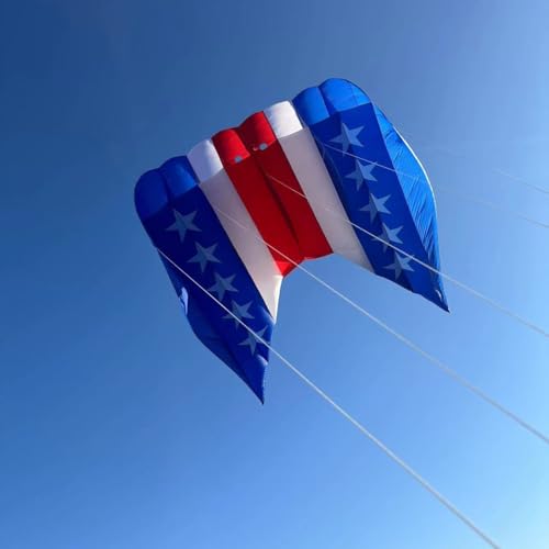 TiffySkyKite Soft Inflatable 20 SQ.M. Nylon Pilot Kite Red