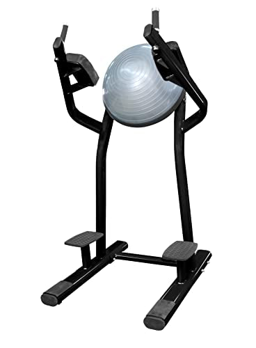 French Fitness FFB Black Half Ball Captain's Chair Leg Raise VKR
