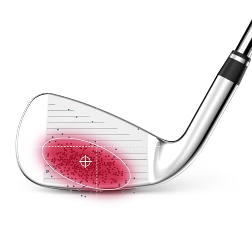 WILSON Staff Golf Clubs Dynapower Iron Set 5-SW GW Steel for Men Silver