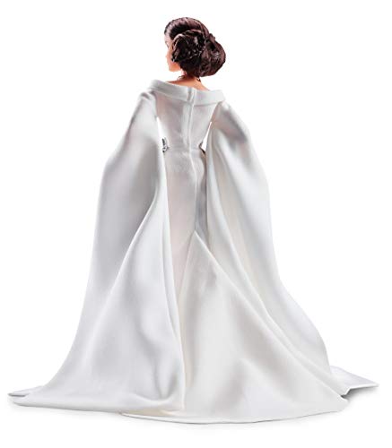 Barbie Star Wars Princess Leia Collector Doll White Gown 11.5 Inches