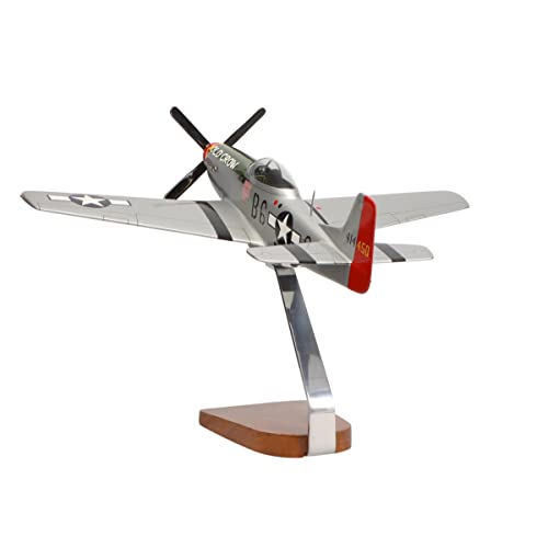 High Flying Models North American P-51 Mustang Mahogany Sculpture Multicolor