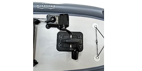 BKC SUP AIR 13-Foot Inflatable Stand Up Paddle Board w/Pedal Drive, Seat, Paddle by BKC