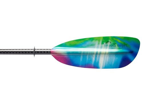 AQUA BOUND Tango Fiberglass Straight Shaft 2-Piece Kayak Paddle Northern Lights