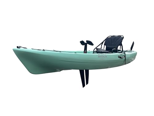 BKC Brooklyn 10.0 Single Pedal Sit On Top Fishing Kayak Teal