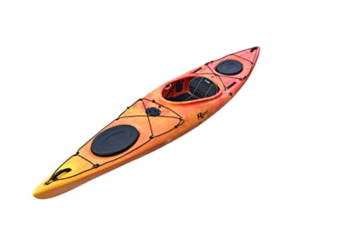 Riot Kayaks Edge 13 Touring Kayak Sunset (Orange/Yellow)