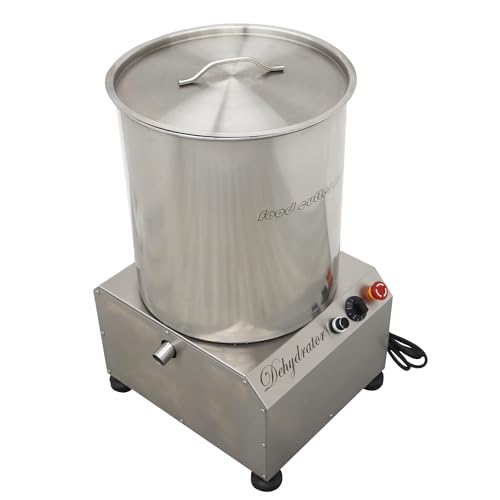 HQHAOTWU Electric Food Dehydrator Stainless Steel Adjustable Speed