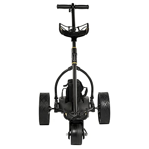 BAT-CADDY ELECTRIC GOLF CADDY BATCADDY X3R Advanced Lithium 36-Hole Golf Push Cart Phantom Black