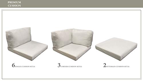 TK Classics Cushion Set for MONTEREY-13a Beige