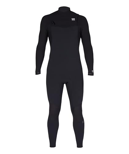 Billabong Mens 4/3mm Furnace Natural Zipperless Fullsuit Wetsuit Black Small
