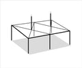 TentandTable 20' x 30' High Peak Canopy Tent Frame Only Silver