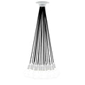 Hangout Lighting Modern Black and Vintage White Pendant Chandelier