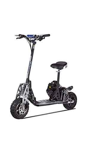 MotoTec Uberscoot 2X 50Cc Scooter with Mixture Container Black