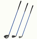 Lag Shot Golf XL Triple Threat Combo Trainer (Right Handed) Navy Blue Shaft