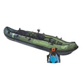 Sevylor Colorado 2 Person Inflatable Kayak with Adjustable Seats Green