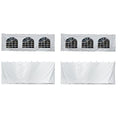 TentandTable 30' x 30' Premium Blockout Sidewall Kit White