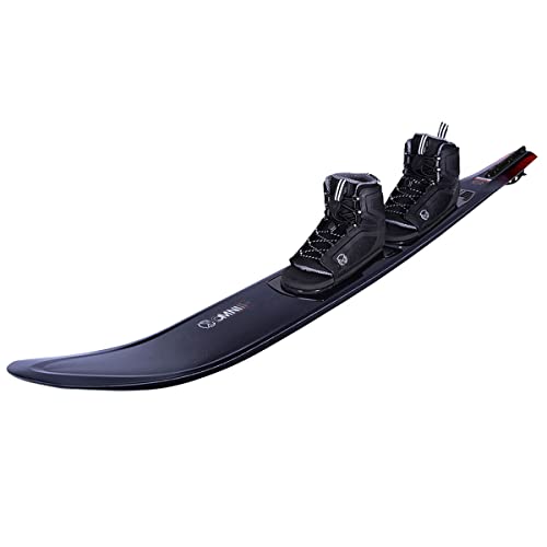 HO Carbon Omni Wide Slalom Waterski 69 W/Double Stance Bindings (10-15) Carbon/Red