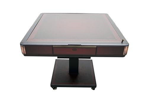 usamjtable Ultra-Thin Automatic Mahjong Table Wine Red