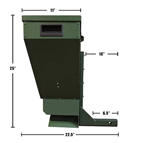 Texas Hunter Products 100lb Capacity Road Feeder Model RF100 Texas Hunter Green