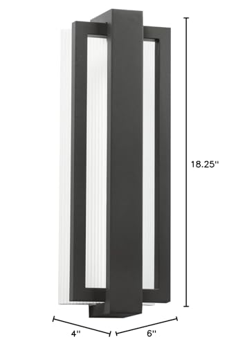 Kichler Sedo 18.25" LED Outdoor Wall Light Satin Black