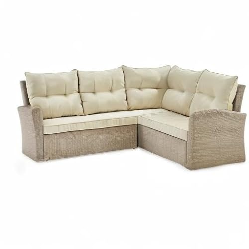 Alaterre Furniture Canaan All-Weather Wicker Outdoor Seating Set