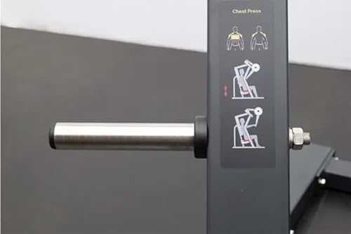 BK BodyKore Stacked Series Plate Loaded Chest Press Black Frame