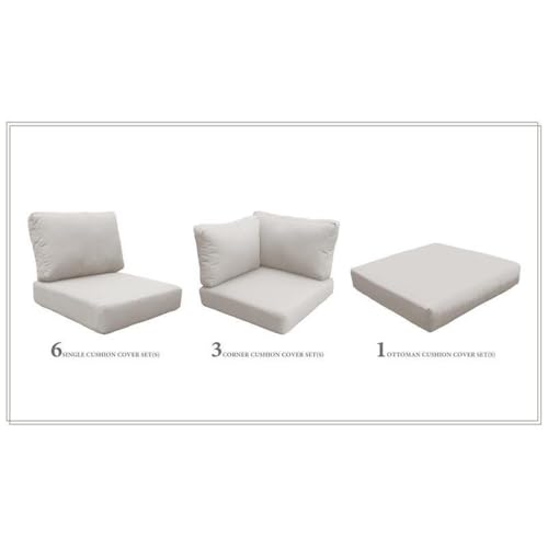 TK Classics High Back Cushion Set for LAGUNA-12b Beige