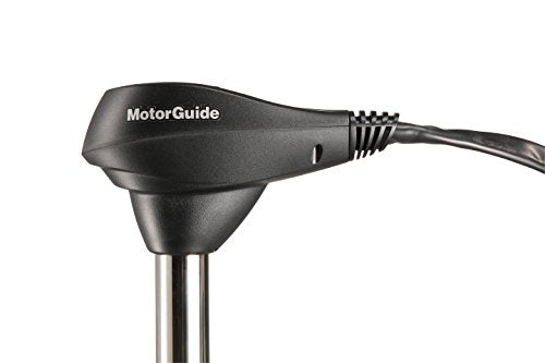 MotorGuide X3 Freshwater Bow Mount Trolling Motor - 45-Inch Shaft, 55-Pound Thrust, Cable Steer, Foot-Control Black