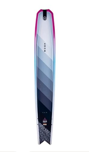 HO Hovercraft Slalom Waterskis Medium W/Stance 110 ARTP Bindings (7-11) Grey/Teal