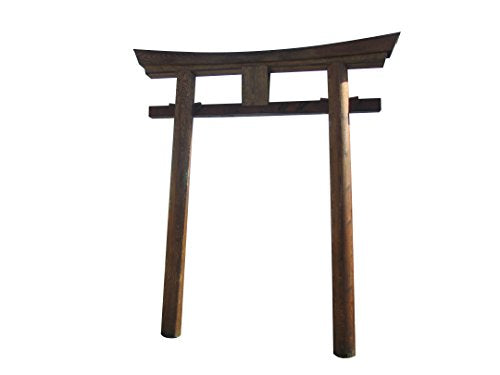SamsGazebos Japanese Shinto Temple Myojin Style Torii Gate 8 ft Brown