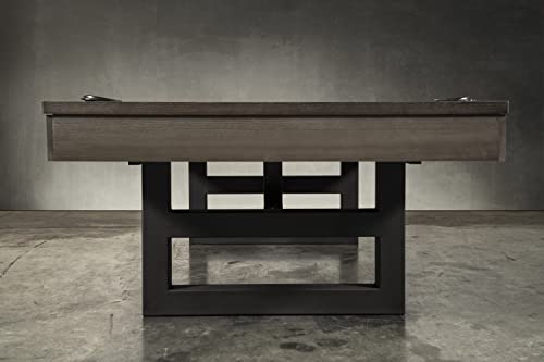 Empire USA 8FT Chino Slate Pool Table with Premium Billiard Accessories Charcoal