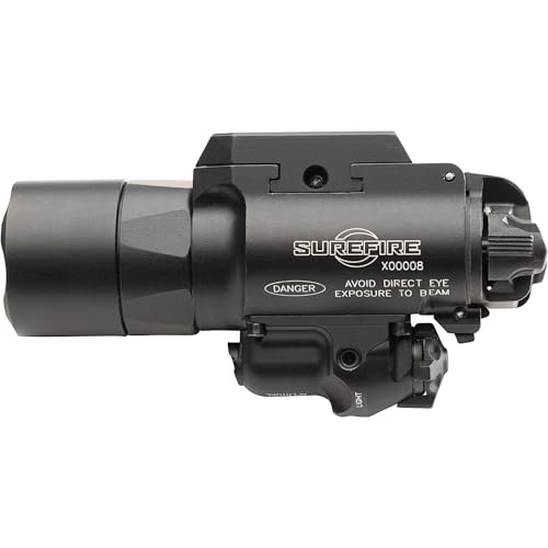 SureFire X400T High-Candela LED WeaponLight with Green Laser Black