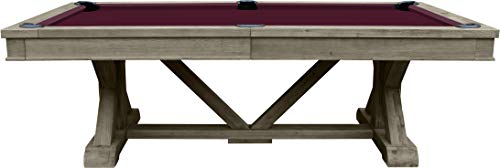 Playcraft Brazos River 8' Slate Pool Table Weathered Gray