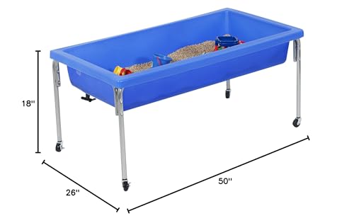 Children's Factory Sensory Sand & Water Table Set 18” Blue