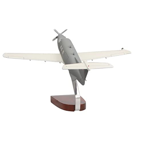 High Flying Models Pilatus PC-12 U-28A Military Mahogany Sculpture Multicolor