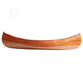 Old Modern Handicrafts 6-Feet Wooden Canoe with Ribs Natural Wood