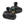 Cerwin Vega Mobile CV SL65F4B 6.5 Inch 600 Watts Marine Tower Speaker System Coaxial LED IP65 UV Protection Black Pair
